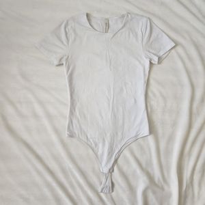 The Group by Babaton | Soft Contour Crew Bodysuit - XS White